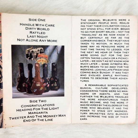 Traveling Wilburys Vol I Cassette VTG 1988 Wilbury Records - Picture 8 of 14